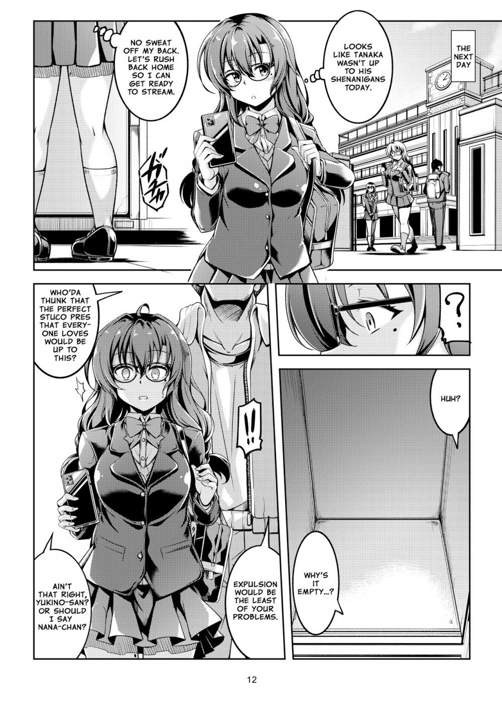 Hentai Manga Comic-Uraaka Liver Take 1 Kyouhaku! Kouochi Seitokaichou-Read-16